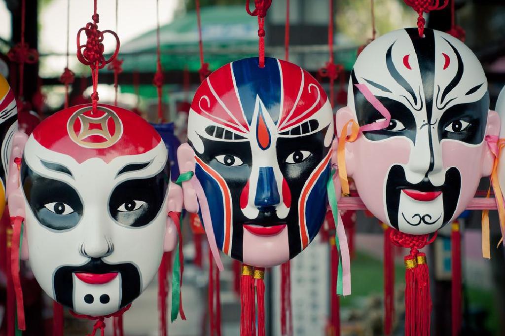 Kinesiske masker deres brug Feng Shui